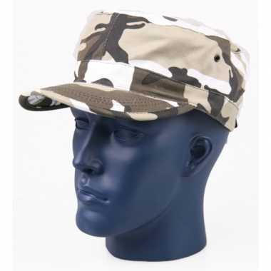 Camouflage army cap city