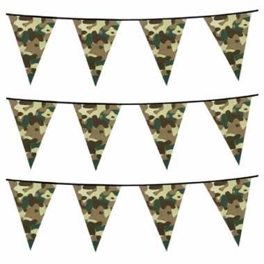 Set stuks camouflage vlaggenlijnen meter army thema