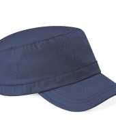 Blauw beechfield leger petje