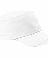 Wit beechfield leger petje